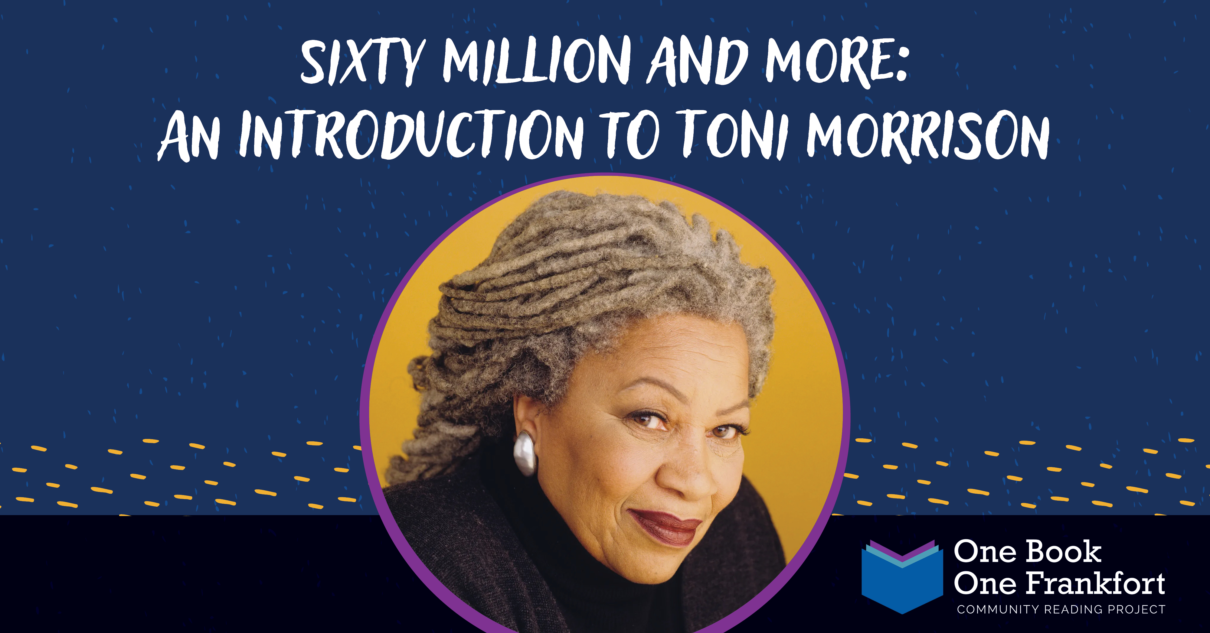 Photo of author Toni Morrison