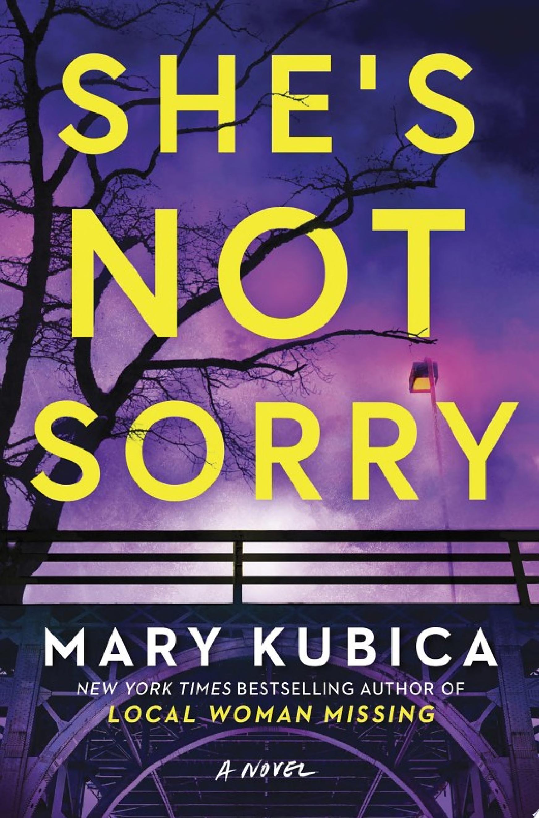 Image for "She's Not Sorry"