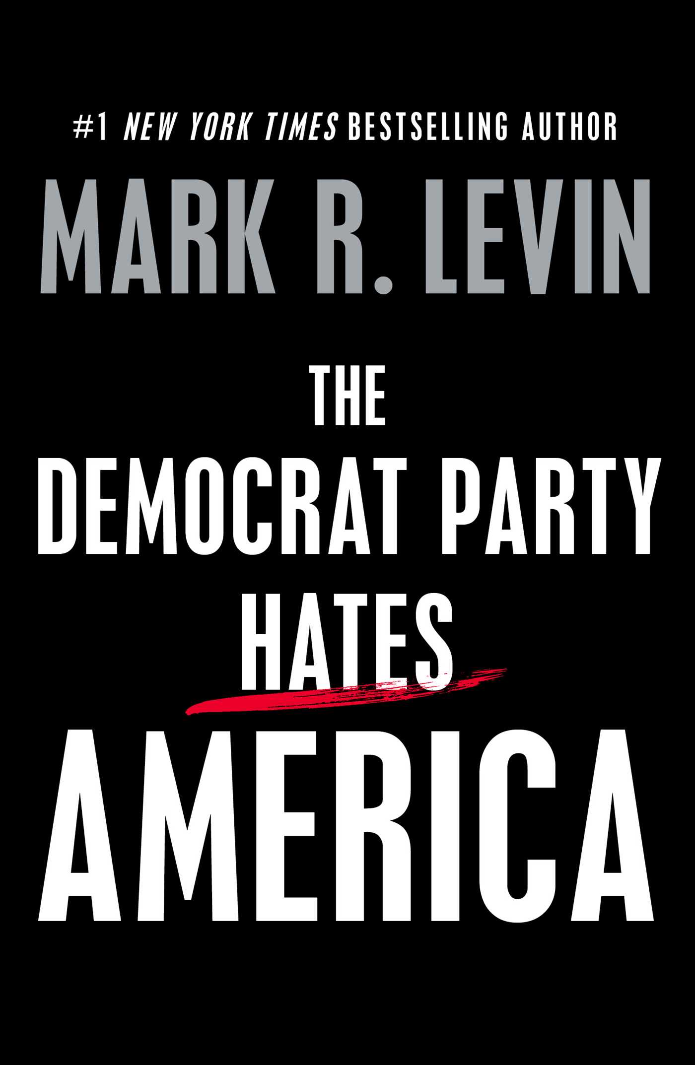 book cover for The Democrat Party Hates America