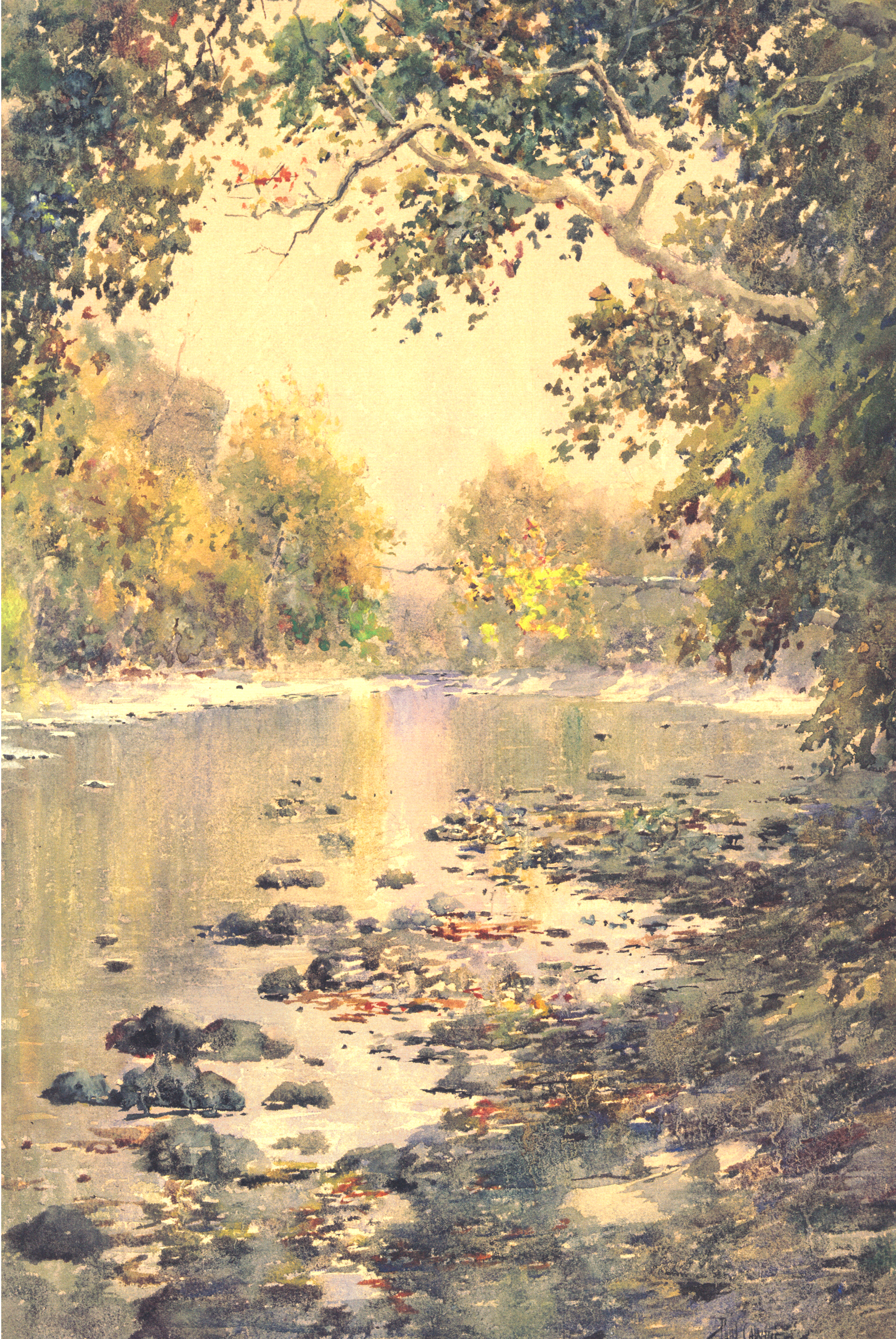 Church's Grove watercolor