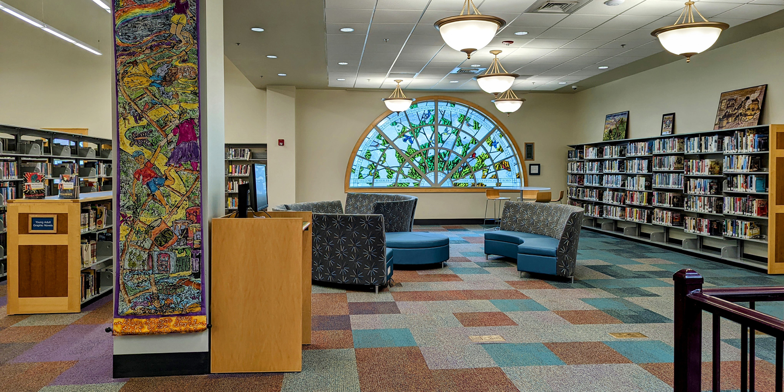 Teen Area inside the library