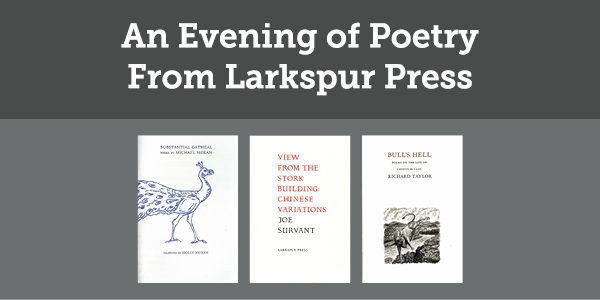 Larkspur Press poetry book covers