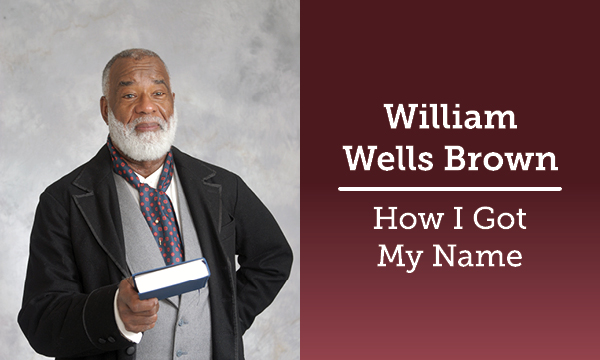 Photo of Virgil Covington, Jr. portraying William Wells Brown