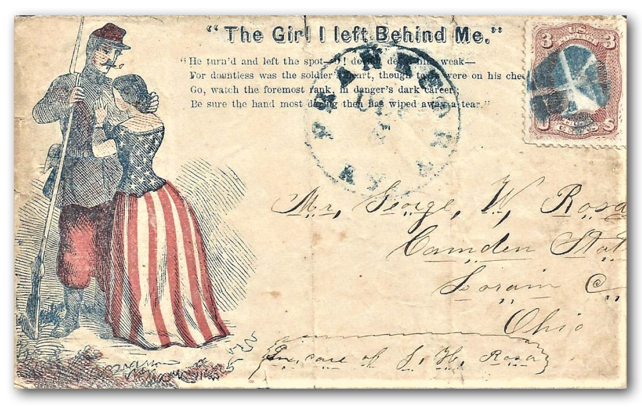 Piece of mail from the Civil War era