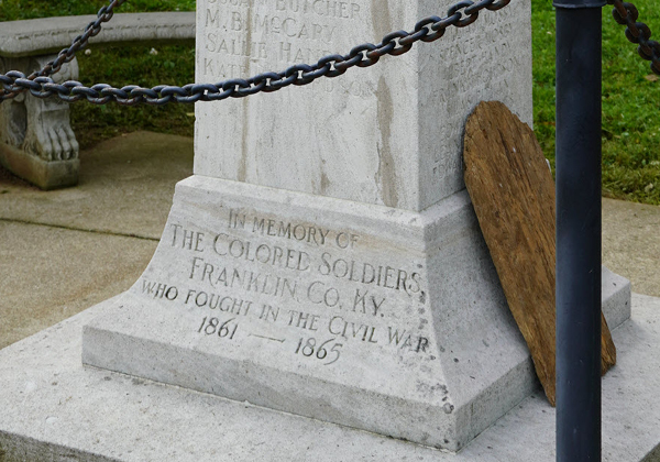 Photo of the Kentucky African American Civil War Monument