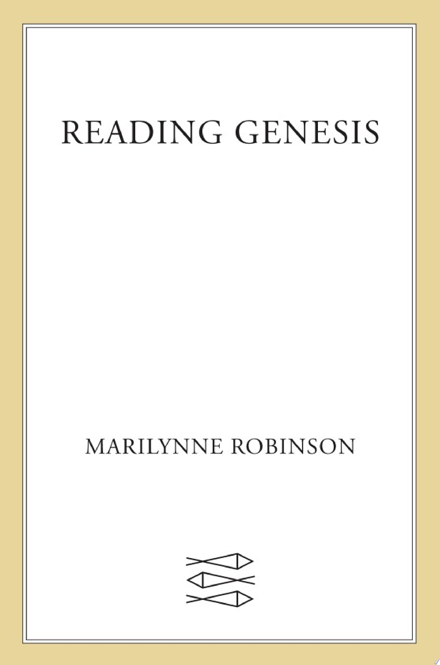 Image for "Reading Genesis"