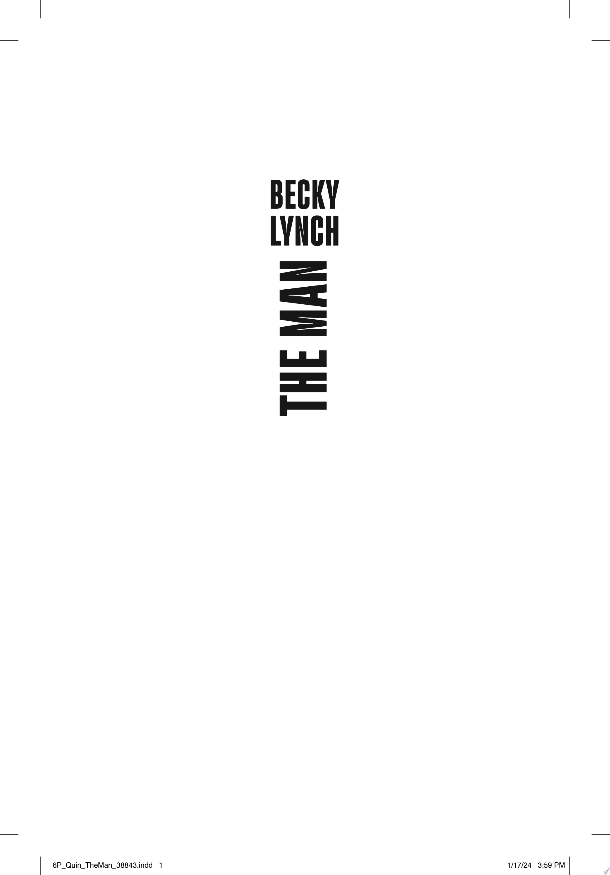 Image for "Becky Lynch: The Man"