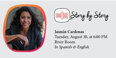 Jasmin Cardenas, Tuesday, August 30, at 6PM River Room, In Spanish and English