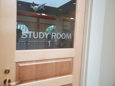 Study Room 1 door